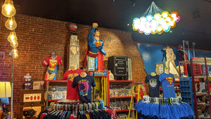 Superman stuff is your one stop shop for all things Superman, superman shirts, superman toys, superman decor, superman necklaces, superman hoodie, superman penny, smashed penny, super museum, superman museum, statues, decor, kryptonite, vintage, socks