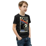 2024 Great American Solar Eclipse "Heroes Soar" Metropolis Illinois Youth Short Sleeve T-Shirt - Superman Stuff