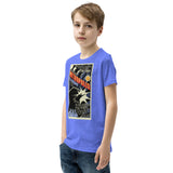 2024 Great American Solar Eclipse "Heroes Soar" Metropolis Illinois Youth Short Sleeve T-Shirt - Superman Stuff