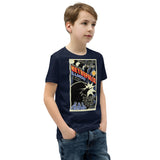 2024 Great American Solar Eclipse "Heroes Soar" Metropolis Illinois Youth Short Sleeve T-Shirt - Superman Stuff