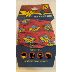 Wonder Woman youth hair and face wrap - supermanstuff.com