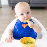 Silicone Bib: Superman - supermanstuff.com