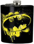 Batman Stainless Steel 7 oz Flask - supermanstuff.com