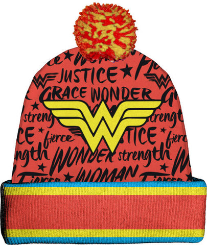 Wonder Woman Beanie Hat - supermanstuff.com