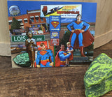 Metropolis Collage postcard - supermanstuff.com