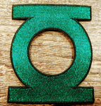 Green Lantern Glitter Thread Logo Patch - supermanstuff.com