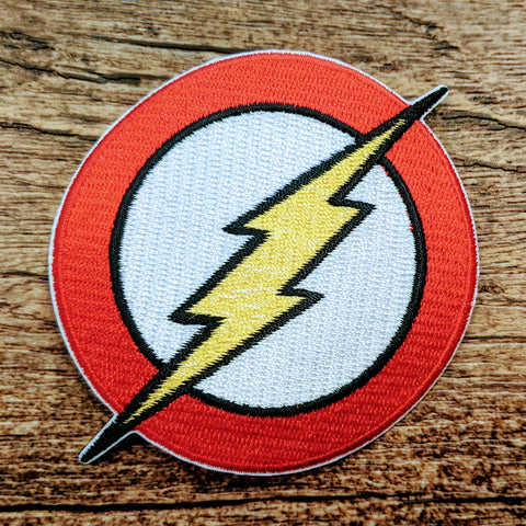 Flash Logo Patch - supermanstuff.com