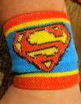 Superman Logo Knitted Wristband - supermanstuff.com