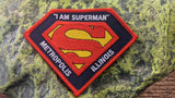 Superman Logo "I am Superman" Metropolis IL Patch - supermanstuff.com