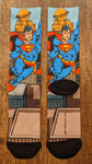 Superman Neal Adams art Dysub socks - supermanstuff.com