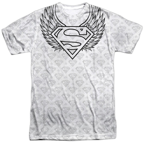 Superman Winged Shield Dye Sublimation Shirt - supermanstuff.com