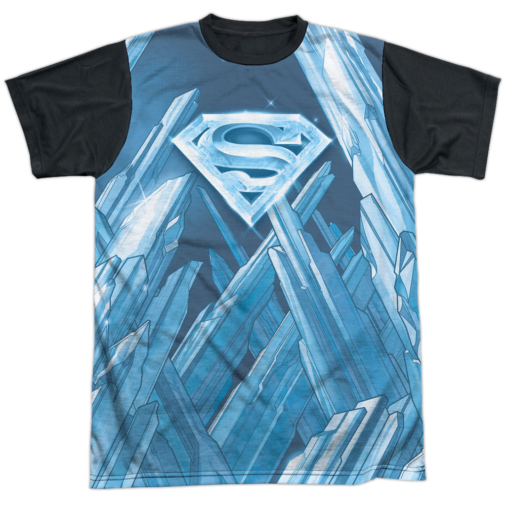 Superman Fortress of Solitude Adult Regular Fit Short Shirt Superman Fortress of Solitude Adult Regular Fit Short Shirt