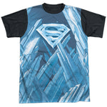 Superman Fortress of Solitude Adult Regular Fit Short Shirt - supermanstuff.com