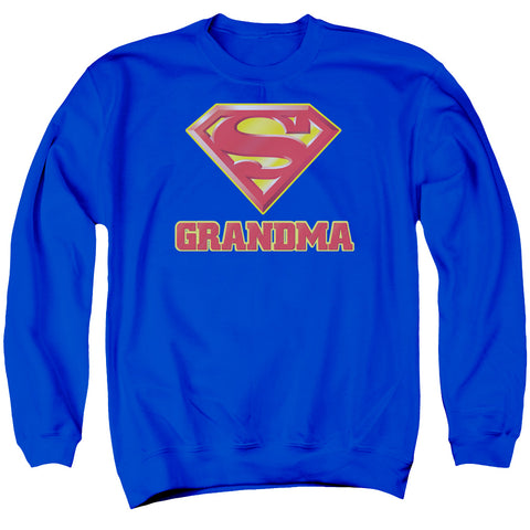 Supergirl Super Grandma Adult Crewneck Sweatshirt - supermanstuff.com