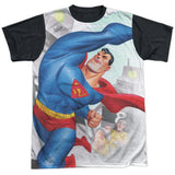 Fleischer Superman Classic Robots Adult Regular Fit Short Sleeve Shirt - supermanstuff.com