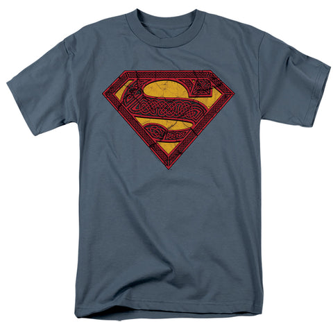 Celtic Superman Shield Logo Adult Regular fit Shirt - supermanstuff.com