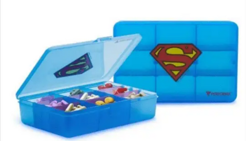 Superman Daily vitamin Container - supermanstuff.com