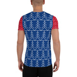 Super Museum Christmas Sweater All-Over Print Men's Athletic T-shirt - supermanstuff.com