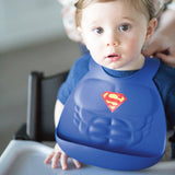 Silicone Bib: Superman - supermanstuff.com