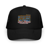 Super Museum Building Logo Foam Trucker Hat - supermanstuff.com