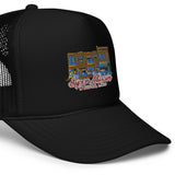 Super Museum Building Logo Foam Trucker Hat - supermanstuff.com