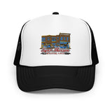 Super Museum Building Logo Foam Trucker Hat - supermanstuff.com