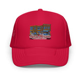 Super Museum Building Logo Foam Trucker Hat - supermanstuff.com
