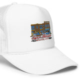 Super Museum Building Logo Foam Trucker Hat - supermanstuff.com