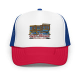 Super Museum Building Logo Foam Trucker Hat - supermanstuff.com