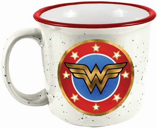 Wonder Woman Symbol Ceramic Camper Mug
