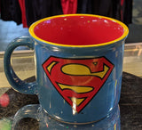 Superman Camp 20 oz. DC Comics Ceramic Camper Mug - supermanstuff.com