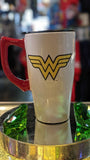 Wonder Woman Ceramic Travel Mug with lid - supermanstuff.com