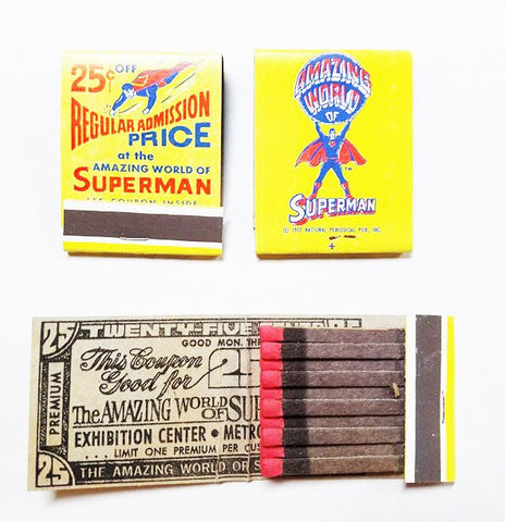 The Amazing World of Superman Collectible Match book