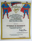Superman of Metropolis Signed by Alyn-Siegel-Shuster - supermanstuff.com