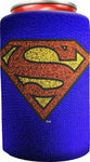 Superman Glitter logo Can Hugger - supermanstuff.com