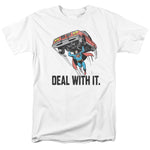 Superman "DEAL WITH IT" T Shirt - supermanstuff.com