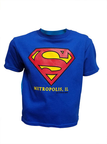 Metropolis IL Superman Logo Kids Youth Shirt