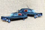 Hearse Cadillac Earrings / Handmade Jewelry / Halloween Earrings / Hearse Earrings / Creepy Earrings / Hypoallergenic / Stainless Steel / - supermanstuff.com