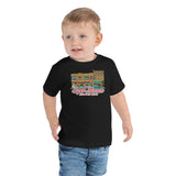 Super Museum Comic Logo Toddler Short Sleeve Shirt - supermanstuff.com