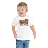 Super Museum Comic Logo Toddler Short Sleeve Shirt - supermanstuff.com
