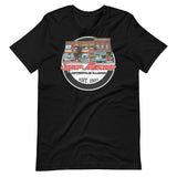 Super Museum Round Classic Logo Adult Short Sleeve Shirt - supermanstuff.com