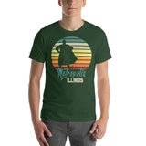 Metropolis Illinois Sunset Gradient Adult Regular Fit Short Sleeve Shirt - supermanstuff.com