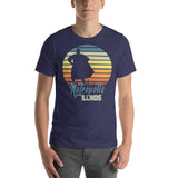 Metropolis Illinois Sunset Gradient Adult Regular Fit Short Sleeve Shirt - supermanstuff.com