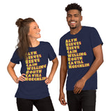 Super Line up List of Supermen Short-Sleeve Unisex T-Shirt - supermanstuff.com