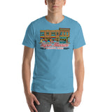 Super Museum Comic Style Adult Regular Fit Short Sleeve Shirt (Comes in Variety of Colors) - supermanstuff.com