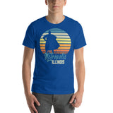 Metropolis Illinois Sunset Gradient Adult Regular Fit Short Sleeve Shirt - supermanstuff.com