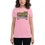 Super Museum Retro Logo Women's Short Sleeve Shirt - supermanstuff.com