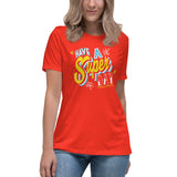 Have a Super Day Metropolis IL Women's Relaxed Super Museum T-Shirt - supermanstuff.com