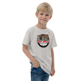 Retro Round Super Museum Logo Youth jersey shirt - supermanstuff.com