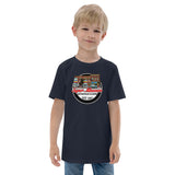 Retro Round Super Museum Logo Youth jersey shirt - supermanstuff.com